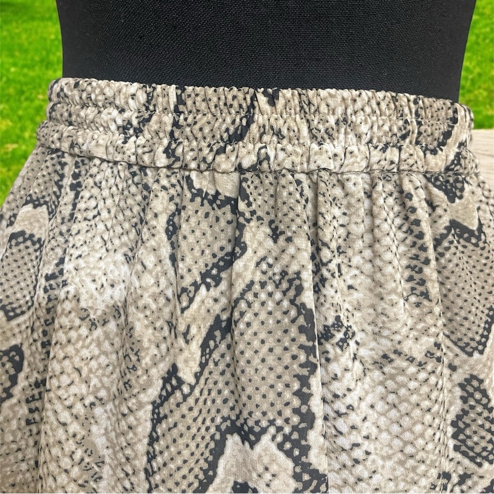 Michael Kors Python Print Ruffle Skirt - image 4